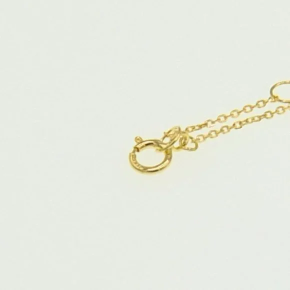 Soleil 14K Gold Layered Silver Circles Necklace - Picture 7 of 10